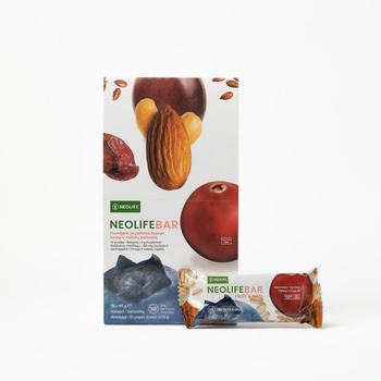 NeoLifeBar, välipalapatukka, hedelmät ja pähkinät